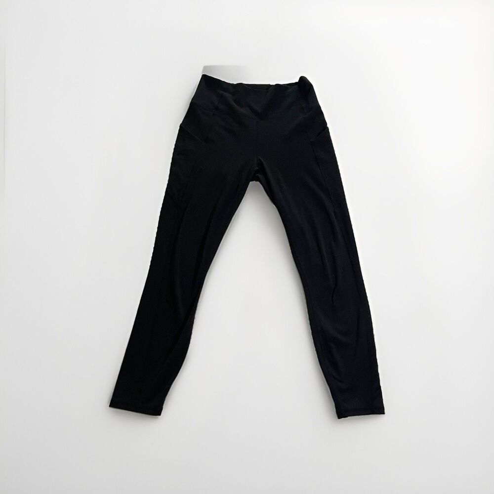Fabletics PureLuxe Women’s Small Black Activewear Leggings Side Pockets